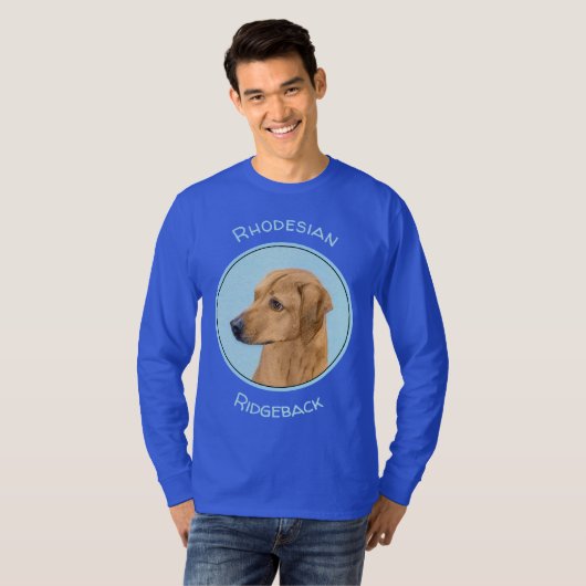 T-shirt Tableau Rhodesian Ridgeback - Art Chien original (Devant entier)