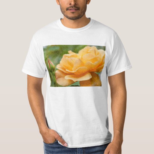T-shirt Tableau Rose orange (Devant)