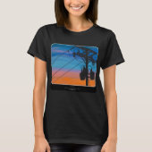 T-shirt Tableau 'Sunset Hum' (Devant)