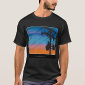T-shirt Tableau 'Sunset Hum' (Devant)