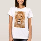 T-shirt Tableau Visage Lion Artwork-17335 (Devant)