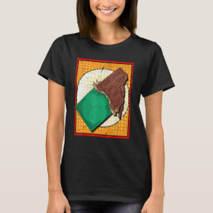 T-shirt Tablette de chocolat au lait Chocolat Pop Chocolat