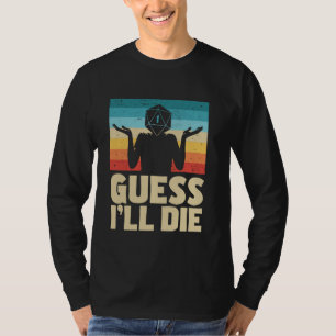 T-shirt Tablette De Jeu De Joueur Rpg
