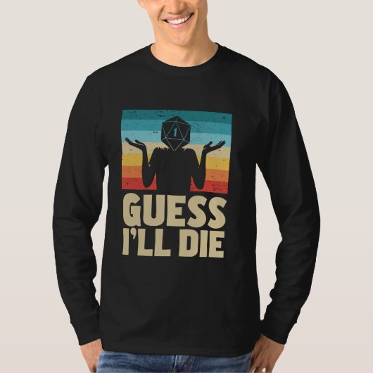 T-shirt Tablette De Jeu De Joueur Rpg (Devant)