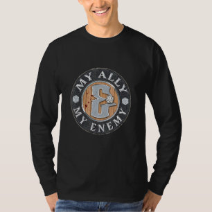 T-shirt Tablette de jeu RPG Mon Ally Enemy Dice