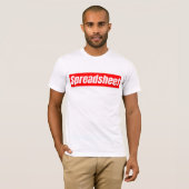 T-shirt Tableur - Comptable drôle (Devant entier)