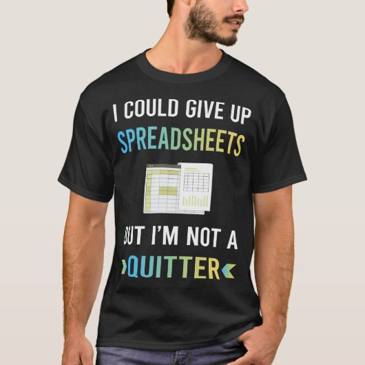 T-shirt Tableur Pas de lâche Tableurs (Devant)