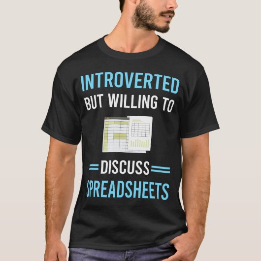 T-shirt Tableurs introvertis Tableurs (Devant)