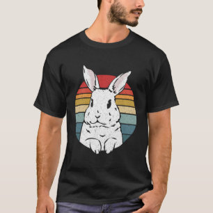 T-shirt Tablier blanc arc-en-ciel Vintage en arc-en-ciel e