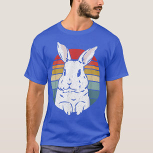 T-shirt Tablier blanc arc-en-ciel Vintage en arc-en-ciel e