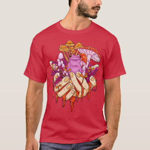 T-shirt Tabouret saphphe Grenouille Handicap Champignons