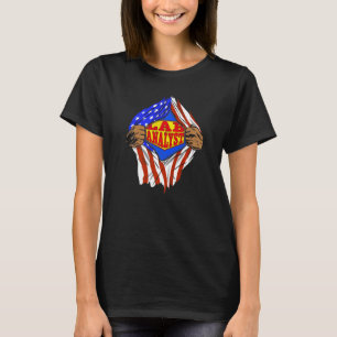 T-shirt Tâche de héros Super Lab Analyst
