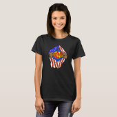 T-shirt Tâche de héros Super Lab Analyst (Devant entier)
