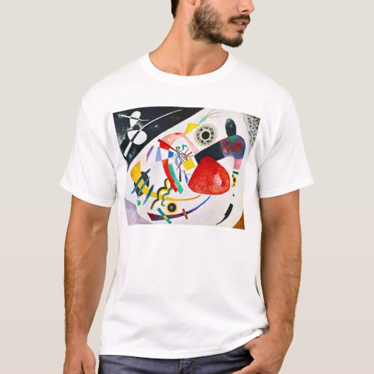 T-shirt Tache de rouge de Kandinsky (Devant)