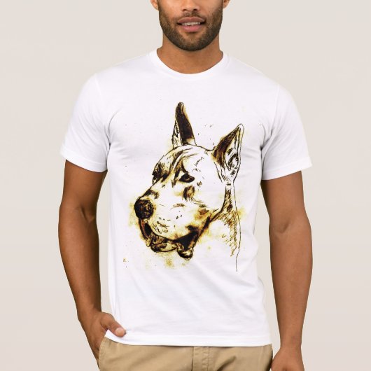 T-shirt tache t de great dane (Devant)