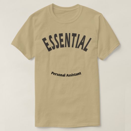 T-shirt Tâches d'assistant personnel (Design devant)