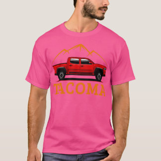T-shirt Tachome rouge hors route