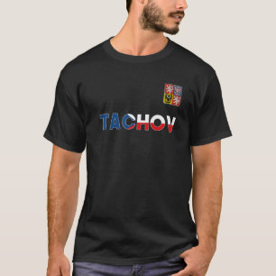 T-shirt Tachov République Tchèque Drapeau Cardiaque Lion T