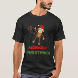 T-shirt TACKER PÈRE NOËL MONKEH MONKEY JETER Noël PÈRE NOË