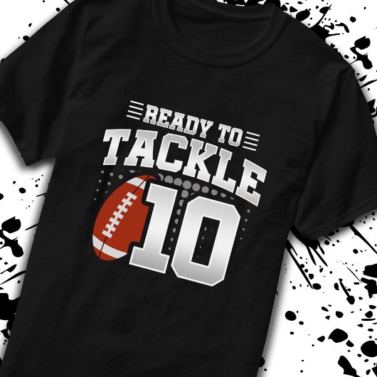 T-shirt Tackle 10e anniversaire 10 ans couple Anniversaire