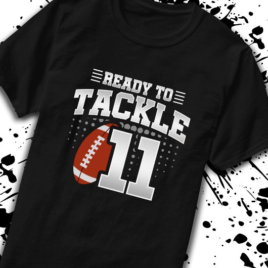 T-shirt Tackle 11e anniversaire de 11 ans Couples