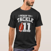 T-shirt Tackle 11e anniversaire de 11 ans Couples (Devant)