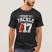 T-shirt Tackle 17e anniversaire 17 ans Couples (Devant)