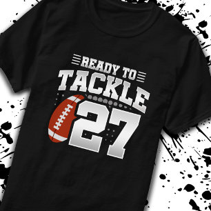 T-shirt Tackle 27e anniversaire 27 ans Couples Anniversair