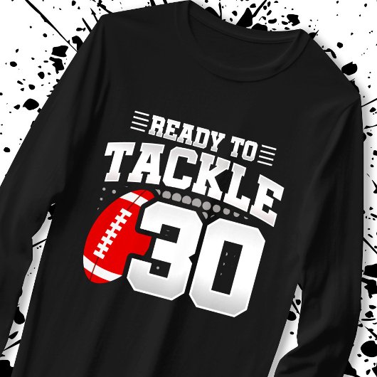 T-shirt Tackle 30e anniversaire 30 ans Couples Anniversair