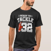 T-shirt Tackle 32e anniversaire 32 ans couple Anniversaire (Devant)