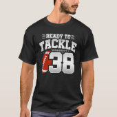 T-shirt Tackle 38e anniversaire 38 ans couple (Devant)