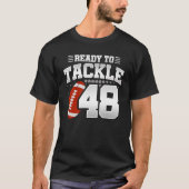 T-shirt Tackle 48e anniversaire 48 ans couple (Devant)