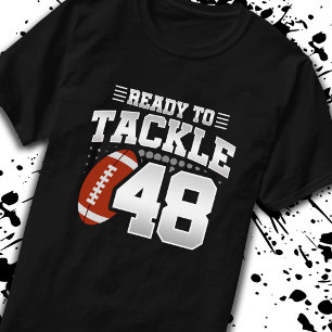 T-shirt Tackle 48e anniversaire 48 ans couple