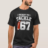 T-shirt Tackle 67e anniversaire 67 ans Couples Anniversair (Devant)