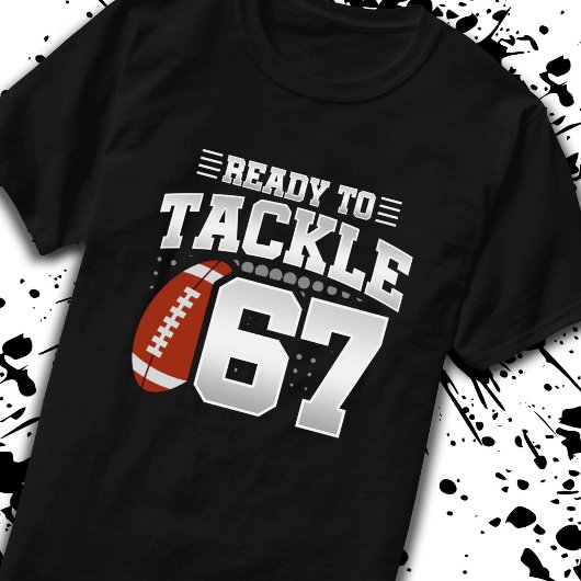 T-shirt Tackle 67e anniversaire 67 ans Couples Anniversair