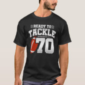 T-shirt Tackle 70e anniversaire 70 ans Couples Anniversair (Devant)