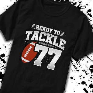 T-shirt Tackle 77e anniversaire 77 ans couple