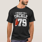 T-shirt Tackle 79e anniversaire de 79 ans Couples (Devant)