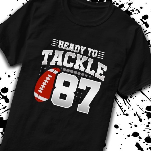 T-shirt Tackle 87e anniversaire 87 ans couple