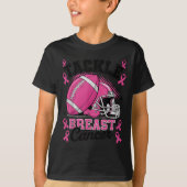 T-shirt Tackle Breast Cancer Awareness Nk Ribbon Football (Devant)