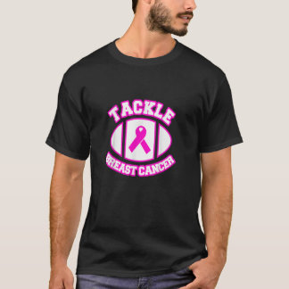 T-shirt Tackle Breast Cancer Football Fan