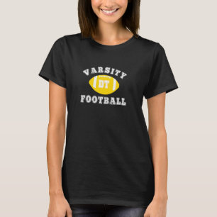 T-shirt Tackle défensif de l'équipe de football universita