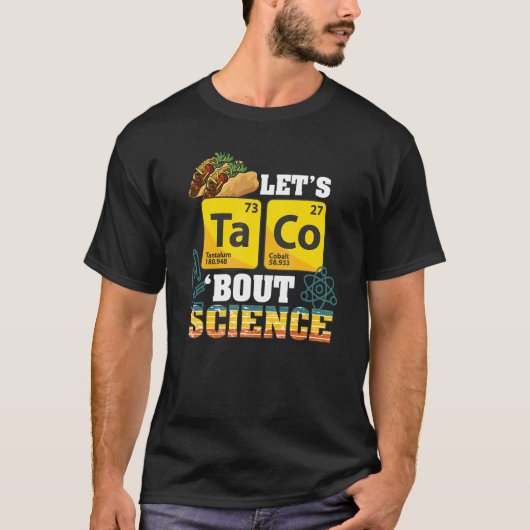 T-shirt Taco, à propos de Science Food Pun Drôle Cinco De  (Devant)
