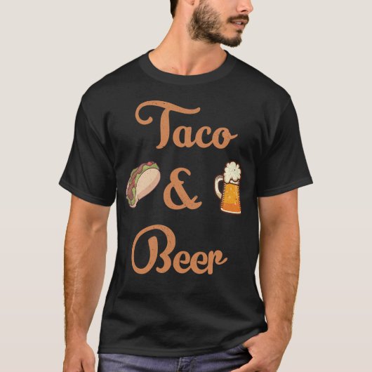 T-shirt Taco and beer (Devant)