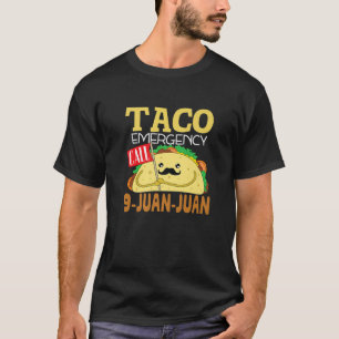 T-shirt Taco Appel d'urgence 9 Drôle Nacho Moyenne Cinco D