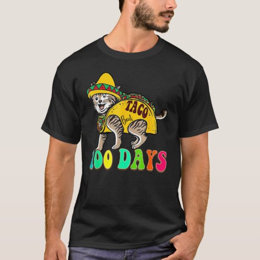 T-shirt Taco Bout 100 Days Cute Teacher Student 100th Day (Devant)