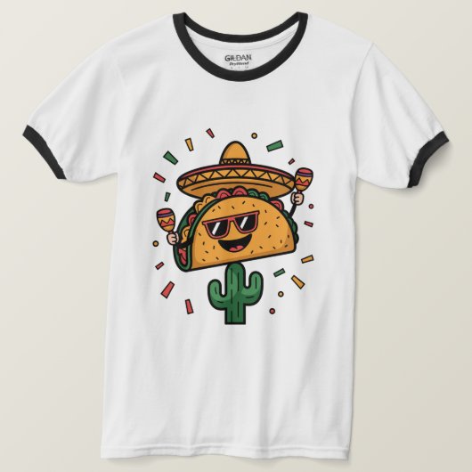 T-shirt Taco ‘Bout a Party ! (Design devant)