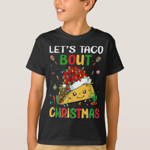 T-shirt Taco Bout Noël Drôle Santa Hat Taco Lov