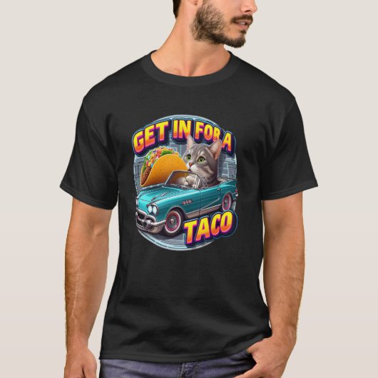 T-shirt Taco Cat Cruising (Devant)