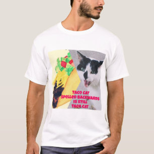 T-shirt Taco Cat épelé à l'envers est Taco Cat